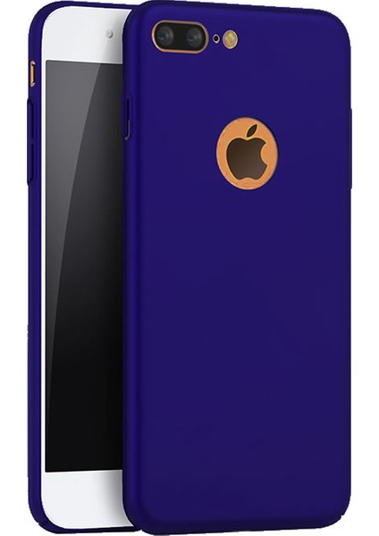 Apple iPhone 7 Plus Premium Matte Silikon Kılıf+Cam Koruma