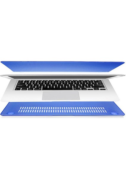 300663 13 Mavi Macbook Air Sert Kapaklı Kılıf