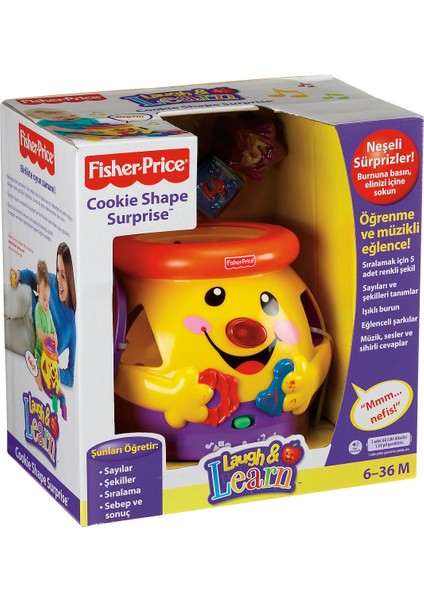 Fisher Price Eğitici Kurabiye Kavanozu (Türkçe)