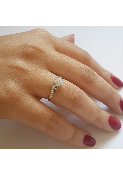 Altınsepeti Kalp Motifli Altın Tektaş Yüzük As8Y44 fiyatları