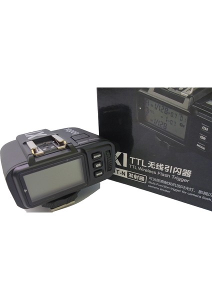 Nikon Uyumlu X1T-N Flaş Tetikleyici, X1T Flaş Tetikleyici, D7300 Tetikleyici, D5500 Flaş Tetikleyici, D800 Tetikleyici