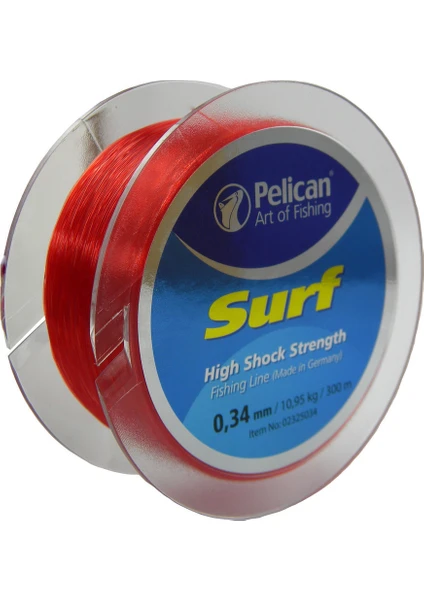 Pelıcan Surf Makara Misina 500 M 0,36 Mm 11,9 Kg