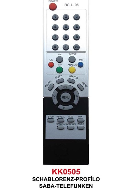 Schablorenz - Profılo-Saba - Telefunken Tv Kumanda