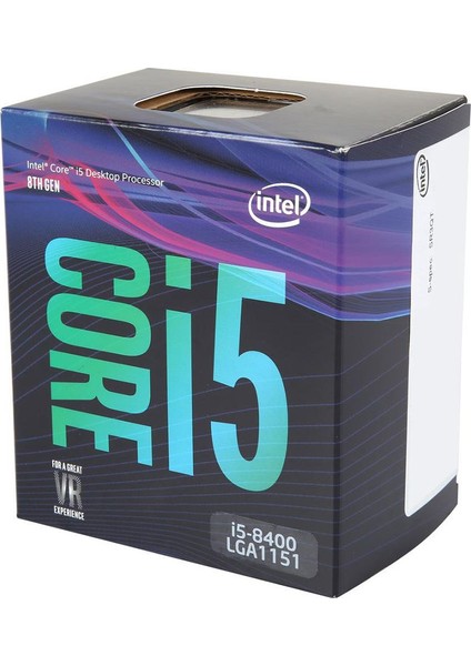 Core i5 8400 2,8 GHz 9 MB Cache 1151 Pin İşlemci