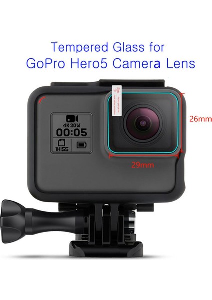 Gopro Hero 5 Uyumlu Lcd Ve Ekran Koruyucu Kg1338