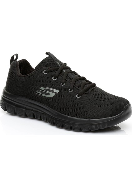 Graceful Women Siyah Sneaker 12615.Bbk