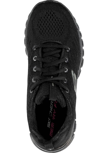 Graceful Women Siyah Sneaker 12615.Bbk