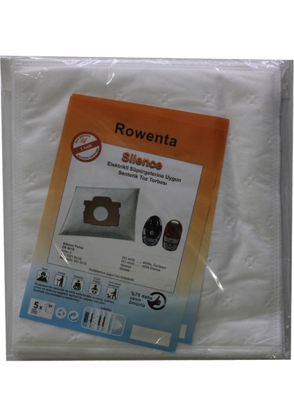 RO 1521 Booly Elektrikli Süpürge Sentetik Toz Torbası