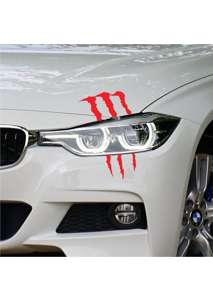 Far İçin Monster Pençe Oto Sticker