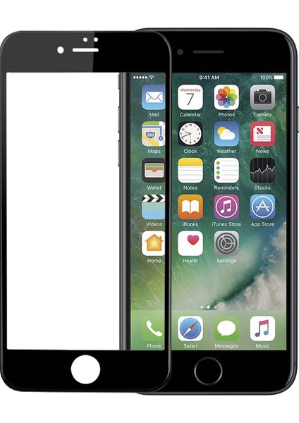 Apple iPhone 8 Tam Kaplayan Temperli Cam Ekran koruyucu Film