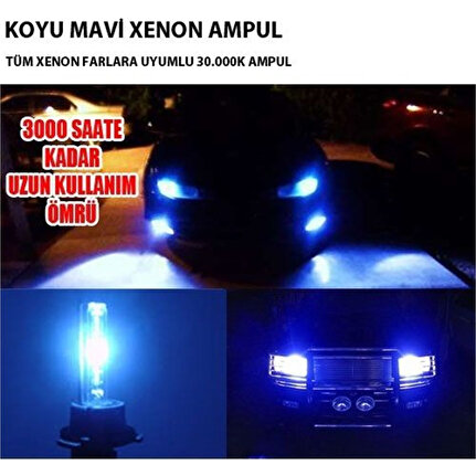 Buz mavisi xenon 30000k