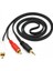 2RCA-3,5mm Stereo Aux Kablo 5 Metre Gold 1