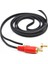 2RCA-3,5mm Stereo Aux Kablo 5 Metre Gold 2