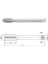 - Makina Takım M20X1.5 Hss-E Dın 374/C Metrik İnce Vidalı Düz Kanallı Makina Kılavuzu - B00105752006 1