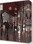 Londra Gece Sokak Tablosu 45x30 cm 1