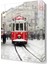 Taksim Tramway Karlı Hava Tablosu 45x30 cm 1