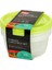 Yuvarlak Saklama Kabı 175*85 1300 ML 3 LÜ SET BO552 1