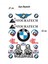 BMW Touratech Motosiklet Sticker Seti 1