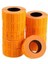 12x21 mm Çizgili Flo Turuncu Etiket 600 Adet 1