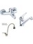 Mix Spiralli Evye + Sabit Lavabo Ve Banyo Bataryası 1
