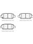 Nissan X TRAIL- 08/12 ARKA FREN BALATASI (DİSK) (105.5X38X13,7) (DAIWA) 1