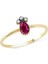 Altınsepeti Kırmızı Damla Taş Altın Yüzük As202Yzrt5 14 1