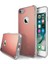 Mirror Fusion iPhone 7 Aynalı Kılıf Rose Gold - Extra Darbe Emici 1