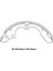 Kia CERES- KAMYONET- 90/00 ÖN/ARKA FREN PABUCU 2.2cc (130x45)(DAIWA) 1
