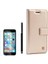 Apple iPhone 6 Plus Kılıf Kartvizitli Standli Delüx Gold +Kalem+ Cam 1