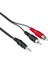 3.5mm - 2RCA Stereo Siyah 2m 1