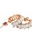 Baget Taşlı Rose Gümüş Küpe (Gp00206) 1