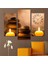 - Candle And Stone Tablo Saat - 81X60cm - Çerçeve Hediye 1