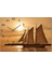 - Deniz Gemi Canvas Tablo Saat - 45X30cm 1