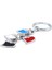 Renkli Kalpler Sallantılı Metal Anahtarlık Kc482 2
