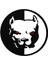 Ozy Pitbull Yazı Araba Oto Sticker Büyük ( 9Cm * 9Cm ) 1