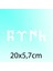 Göktürkçe Türk Yazısı Oto Sticker 2
