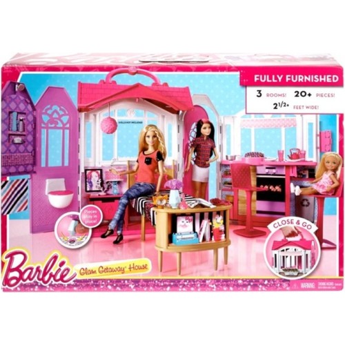 lisansli barbie renkli portatif evi oyun seti fiyati