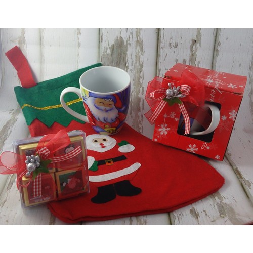 Miss Cici Yılbaşı Hediyelik Noel Baba Kupa Çorap Ve Çikolata Fiyatı