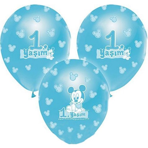 Pandoli 1 Ya Mickey  Mouse  Baskl Balon  10 Adet Fiyat