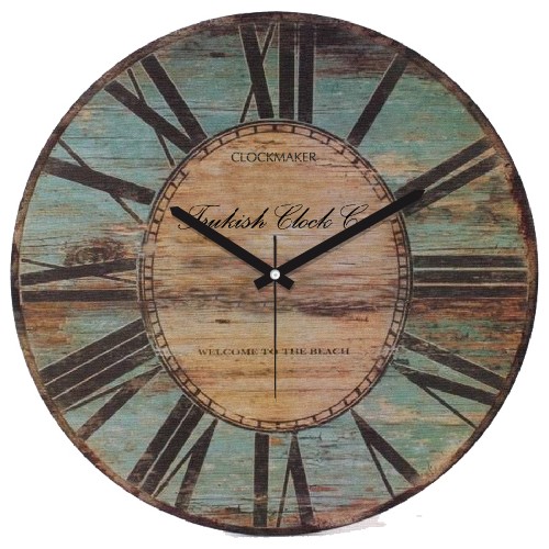 Retro Vintage 30x30 Mdf Duvar Saati CMM138 Fiyatı