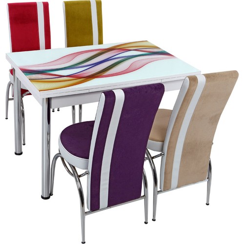 Osmanlı Mutfak Masa Takımı Masa + 6 Lale Sandalye Aliza Fiyatı