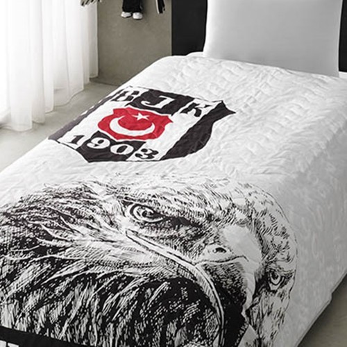 Beşiktaş Siyah Beyaz Yatak Örtüsü Fiyatı Taksit Seçenekleri
