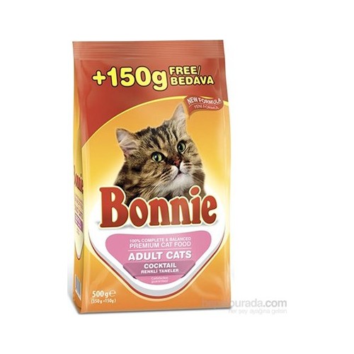 Bonnie Cocktail Karışık Kedi Maması 500 Gr Fiyatı