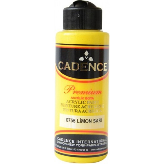 Cadence Premium Akrilik Boya 120ml 0755 Limon Sarısı Fiyatı Cadence Premium Akrilik Boya 120ml 0755 Limon Sarısı Fiyatı