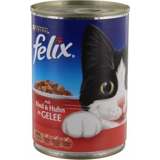 Felix Biftektavuklu Konserve Kedi Maması 400 Gr Fiyatı
