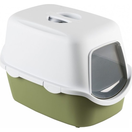 Stefanplast Cathy Kapali Kedi Tuvaleti Yeşil 40X40X56 Cm Fiyatı
