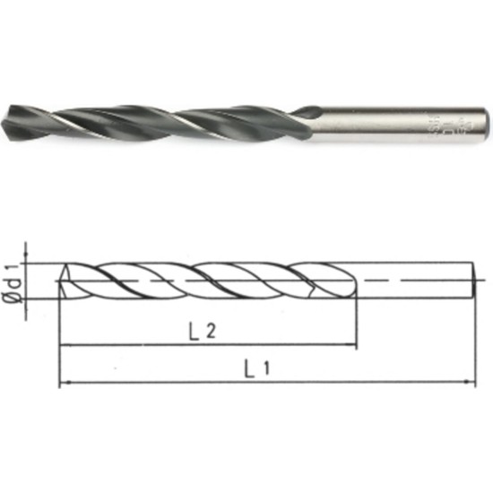 Mte - Makina Takım 2.7Mm Hss Din 338 Silindirik Saplı Matkap Ucu - Haddeli - B00000010270