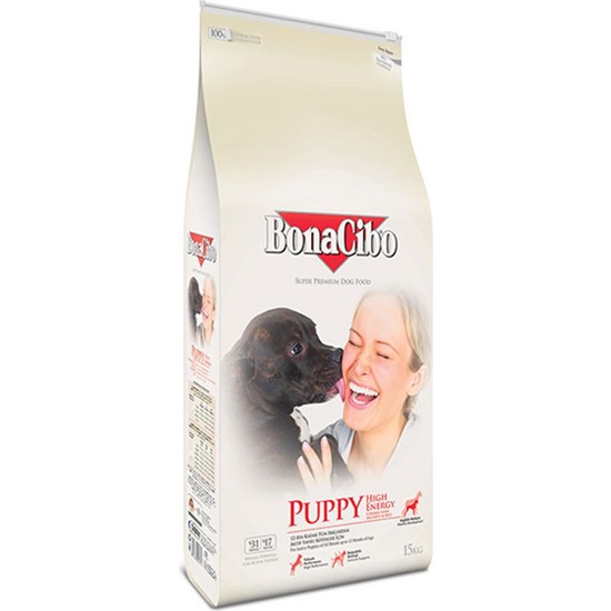 BonaCibo Puppy HE Yüksek Enerjili Yavru Köpek Maması 15KG Fiyatı