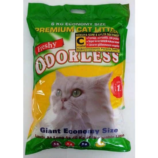 ODORLESS Crystal Kedi Kumu Yıllık Paket 3 X 6 kg Fiyatı