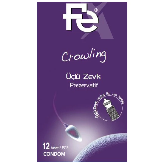 Fe Crowling Üçlü Zevk Prezervatif 12'li